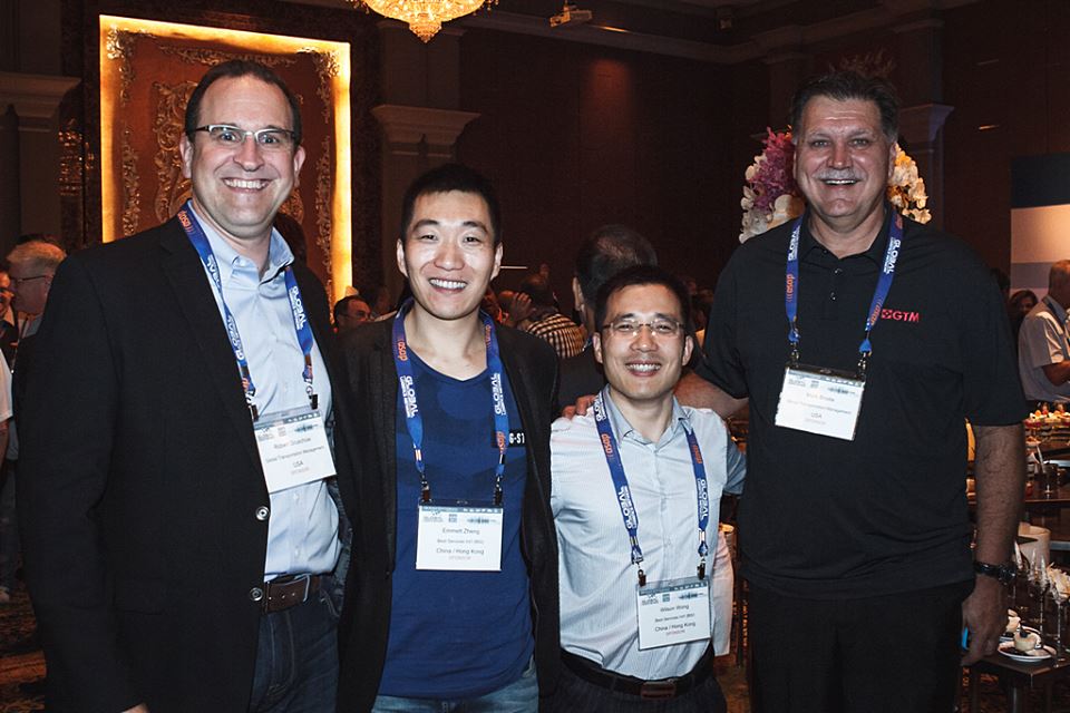 Robert Gruschow (Deshler Group), Emmett Zheng (BSI), Wilson Wong (BSI) and Mark Brodie (GTM)